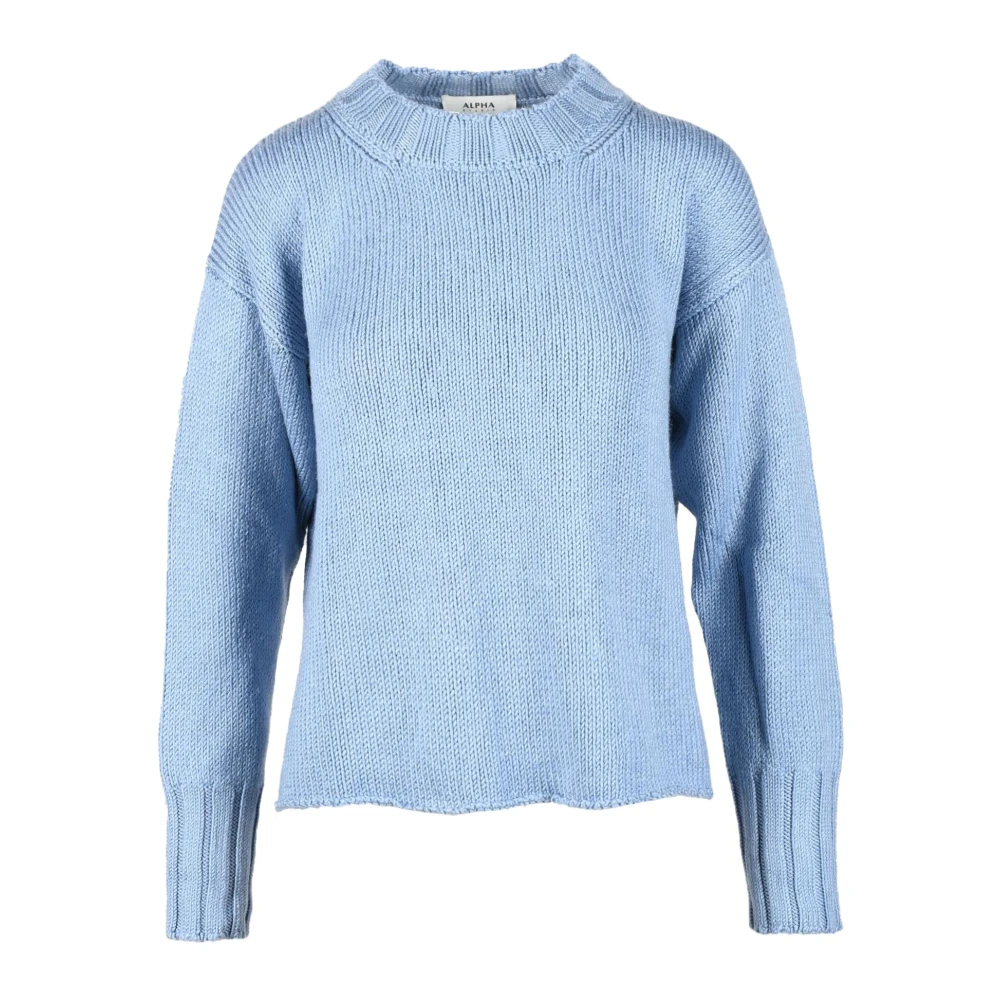 Alpha Studio Merinowolmixtrui Blue Dames