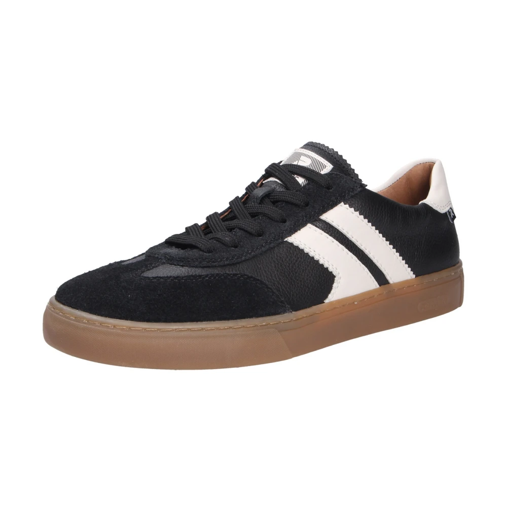 Rieker Sportieve Leren Sneaker Heren Heren Schoenen Zwart