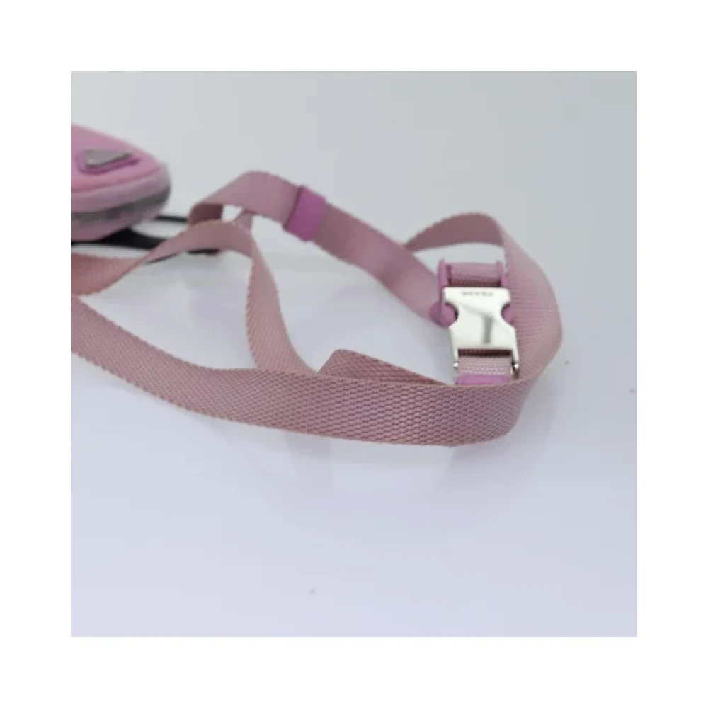 Prada Vintage Pre-owned Nylon prada-bags Pink Dames
