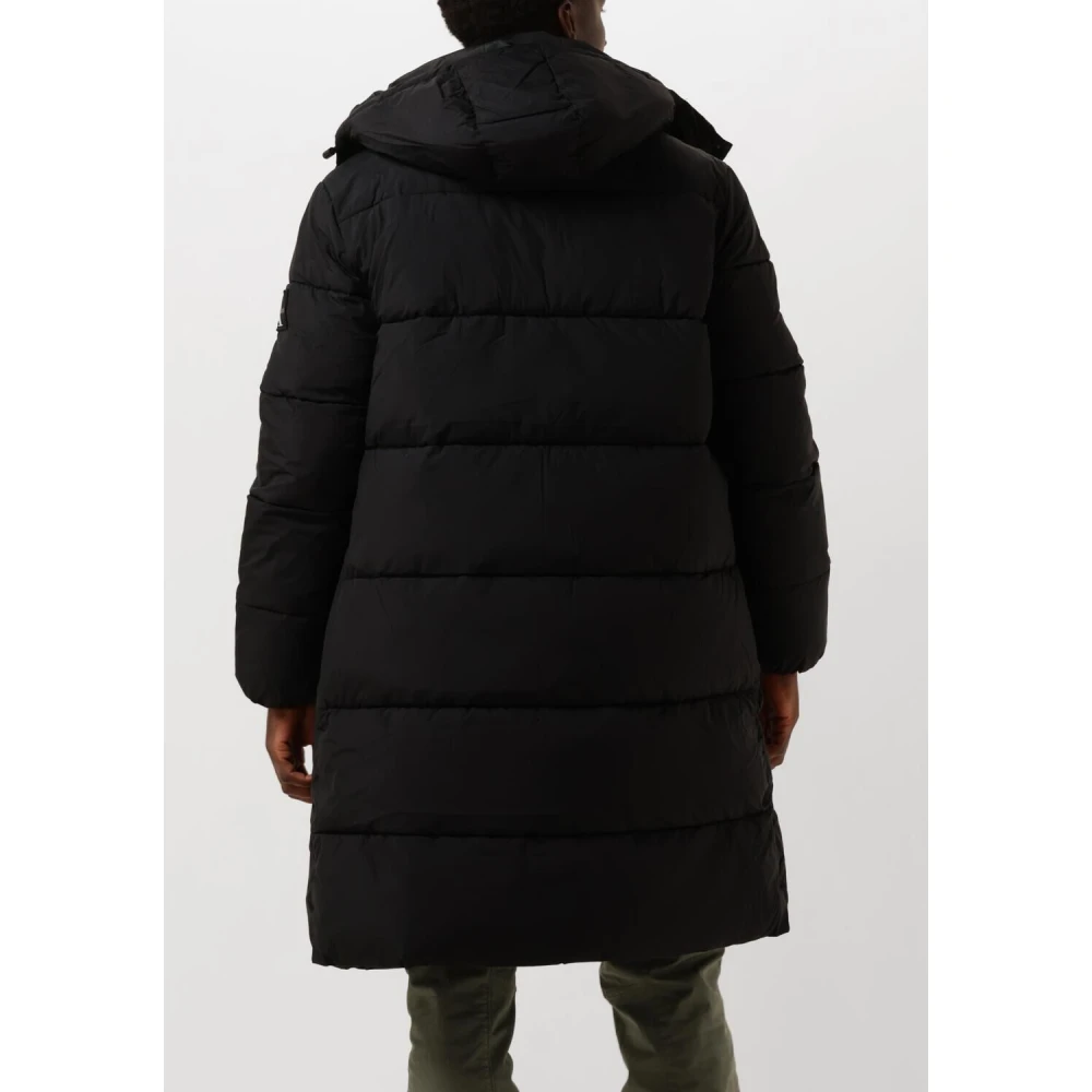 Calvin Klein Heren Essentials Lange Parka Black Heren