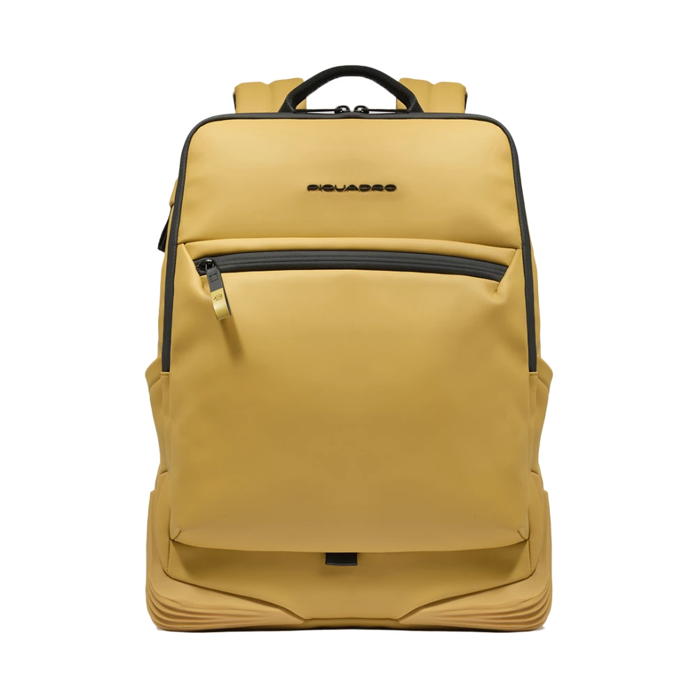 Piquadro Mannelijk Geel Tassen Heren, One Size, Computer En I Pad®Pro Rugzak
