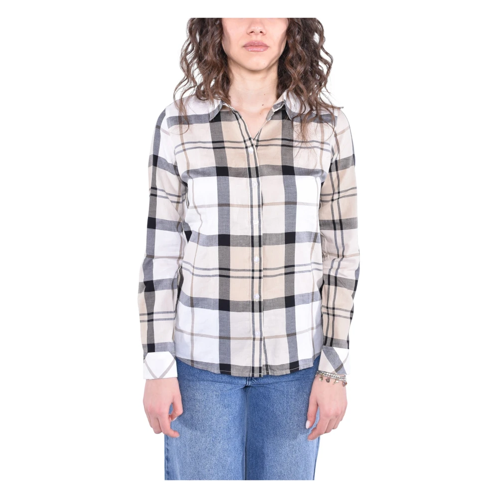 Barbour Tartan Print Katoenen Overhemd Multicolor Dames