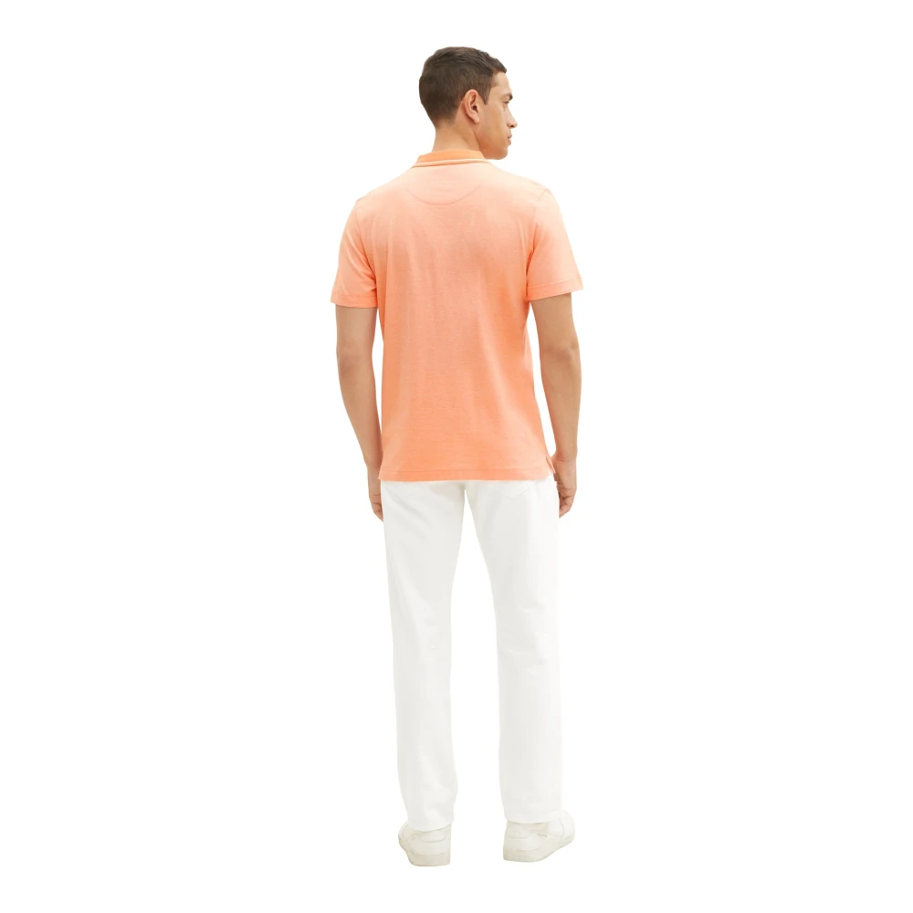 Tom Tailor Polo Shirts Orange Heren