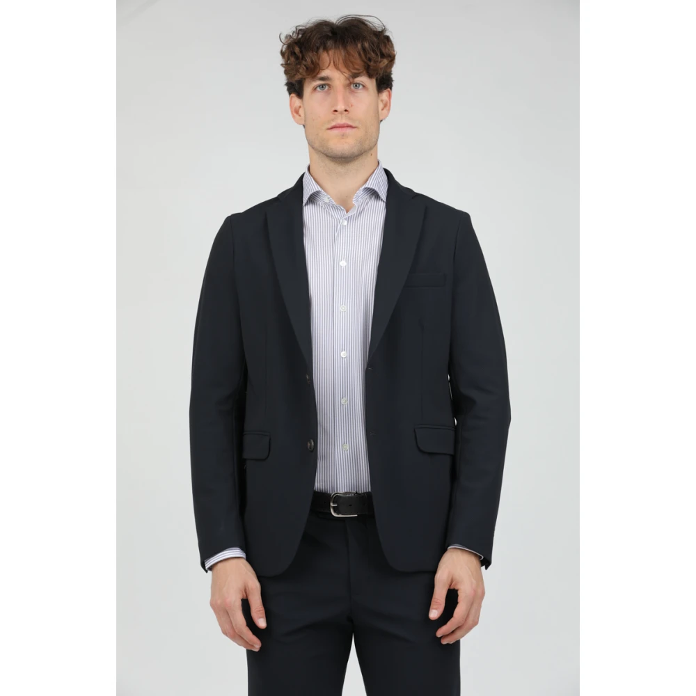 RRD Microfantasia Technische Stoffen Jas Blue Heren