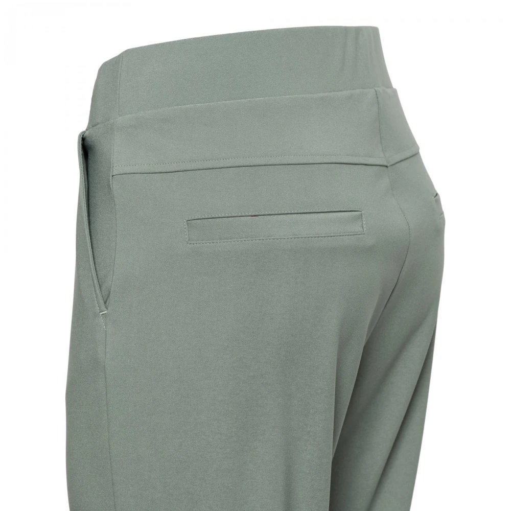 &Co Woman Wijde Broek Zomerse Stijl Green Dames