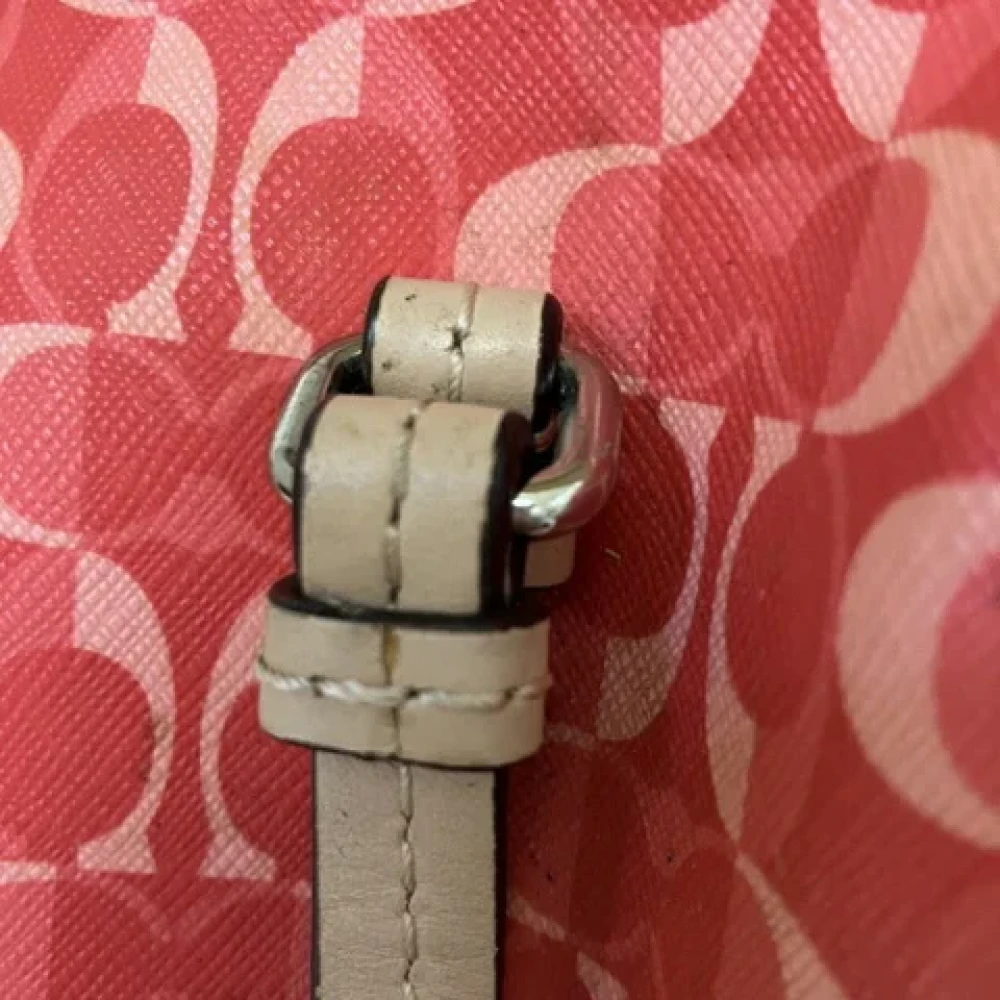 Coach Pre-owned Fabric handbags Pink Dames