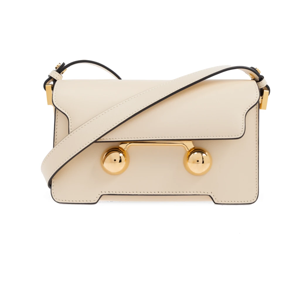 Marni Mini Schoudertas Beige Dames