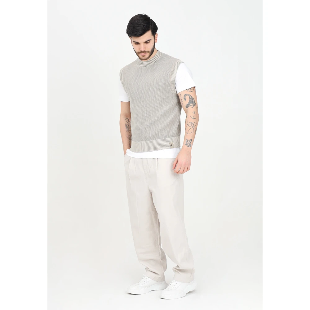 Calvin Klein Jeans Beige Baggy Urban Jeans Beige Heren
