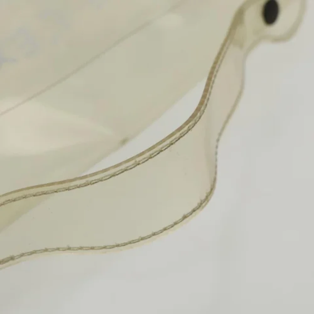 Hermès Vintage Pre-owned Vinyl handbags White Dames