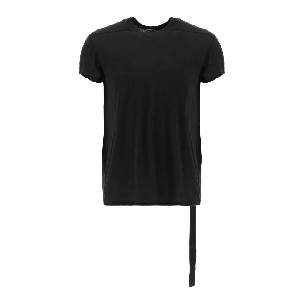 Rick Owens Garment-Dyed Cotton Jumbo T-Shirt Black Heren
