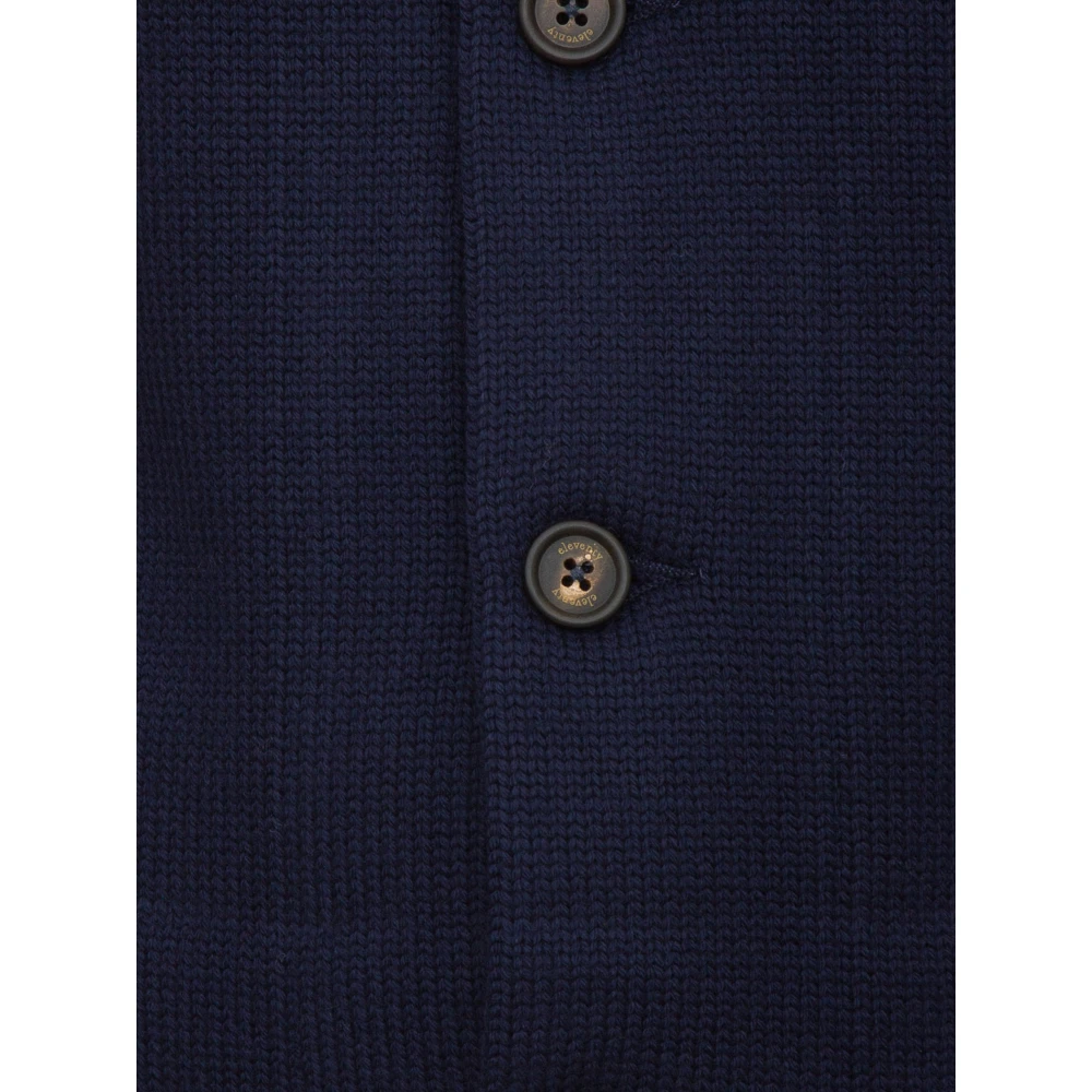 Eleventy Blauwe Cardigan Trui Stijlvolle Mode Blue Heren