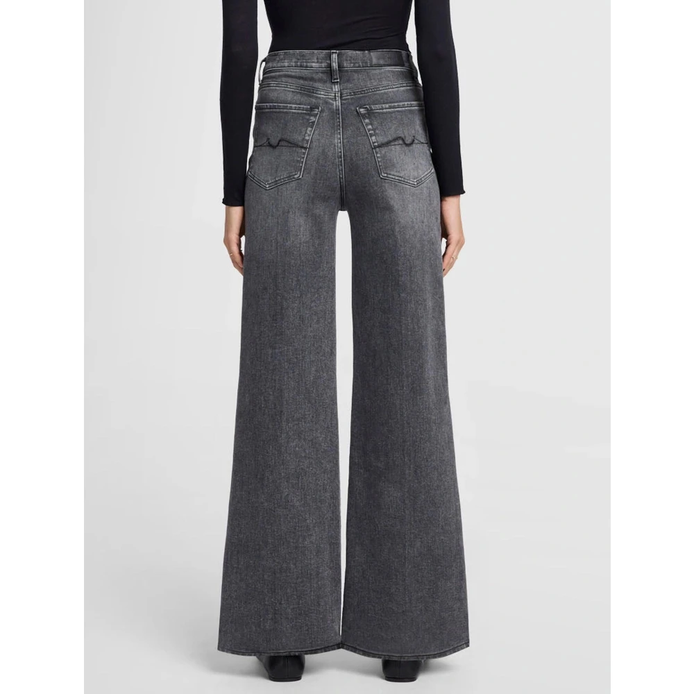 7 For All Mankind Zwarte Jeans voor Mannen Black Dames