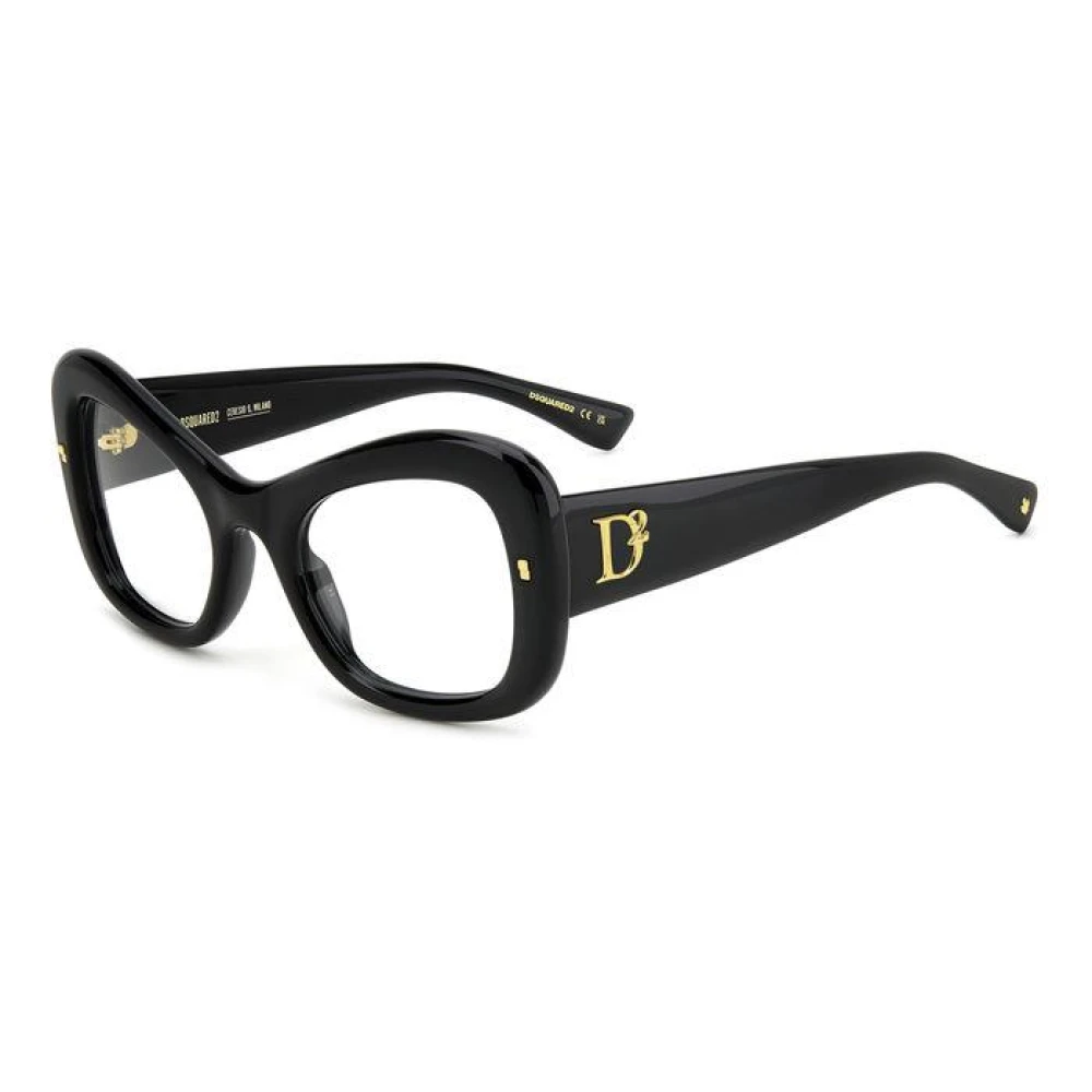 Dsquared2 Unisex Black Glasses - Glasses - 52 Mm - Accessories