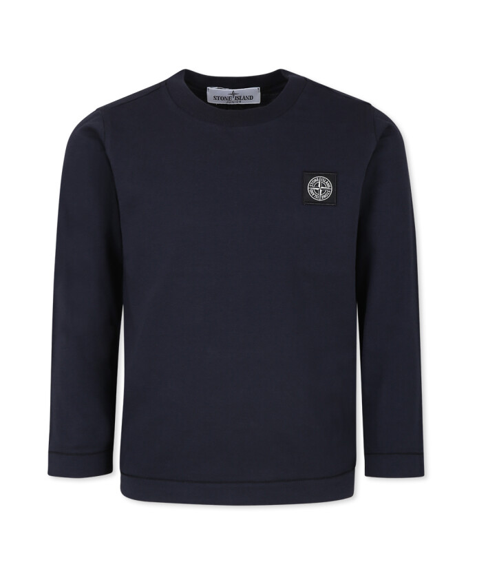 blue-long-sleeve-cotton-t-shirt