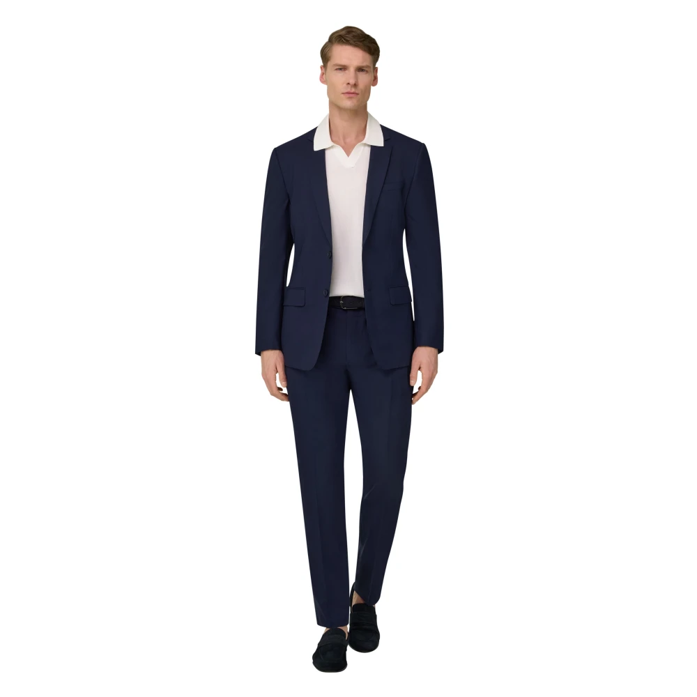 Boggi Milano Uomo Blu Abiti Xs, New,