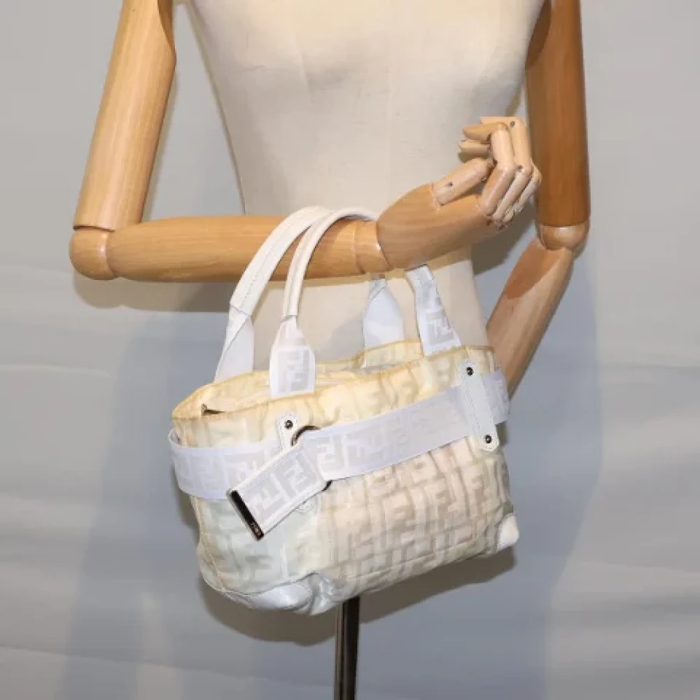 Fendi Vintage Pre-owned Canvas fendi-bags White Dames
