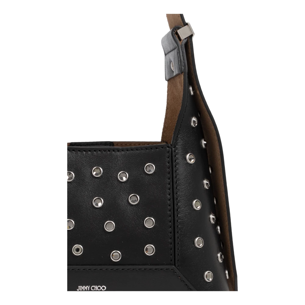 Jimmy Choo Schoudertas 'Diamond Small' Black Dames