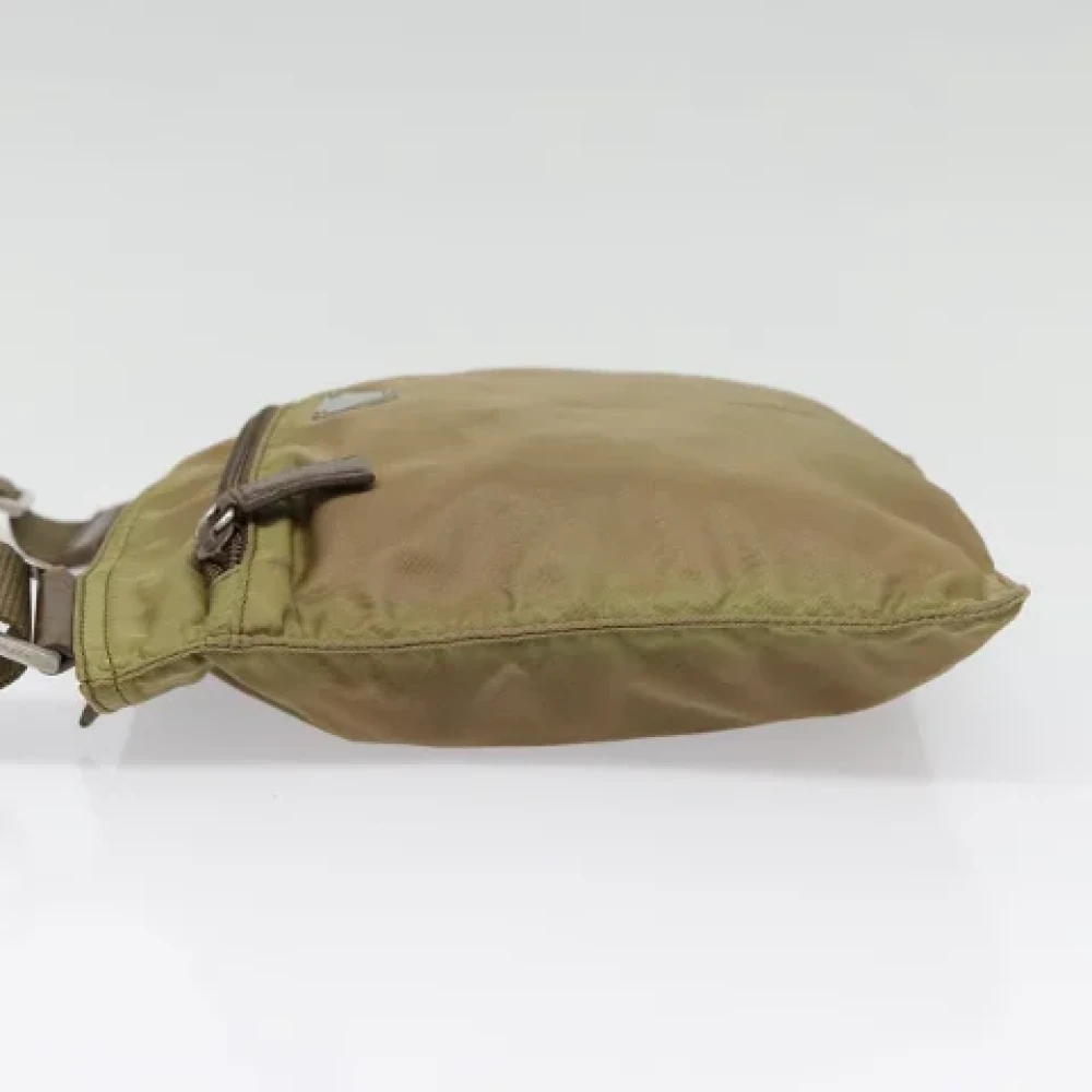 Prada Vintage Pre-owned Fabric prada-bags Brown Dames