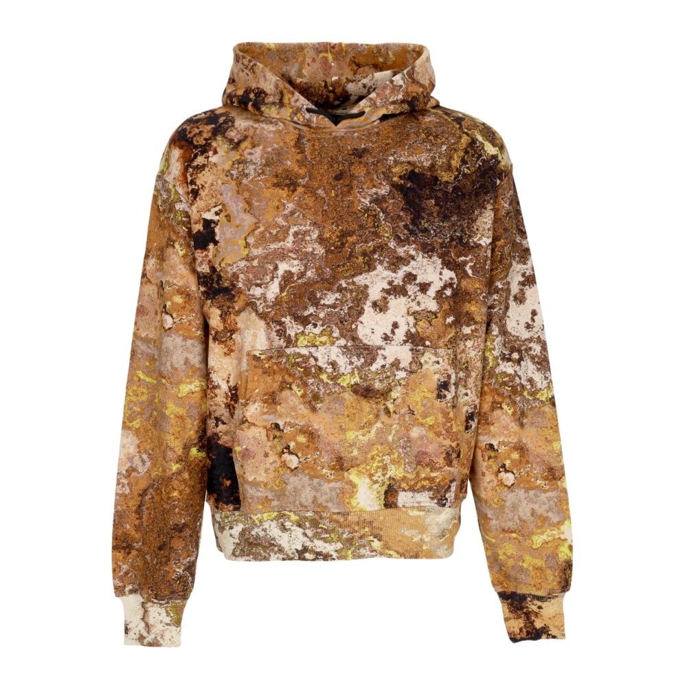 Dolly Noire Men's Multicolor Hoodies, Xl, Desert Chemical Lightweight Hoodie Beige/Multi