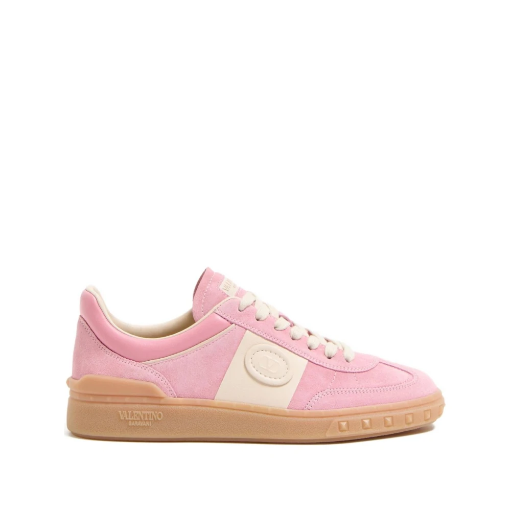 Valentino Garavani Women's Pink Sneakers, 6 Uk, Trainers For