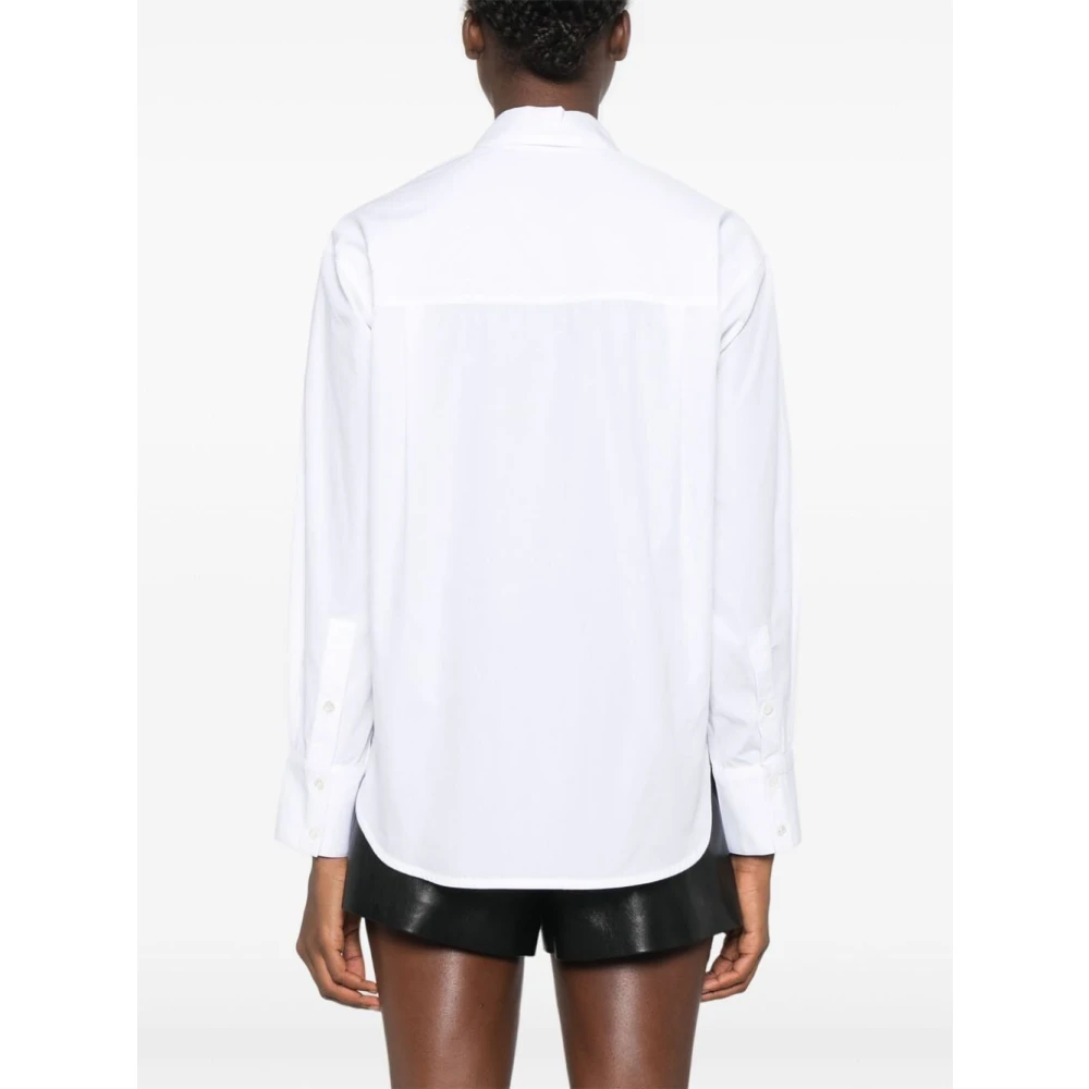 Ermanno Scervino Optische Witte Shirt Mf010 White Dames