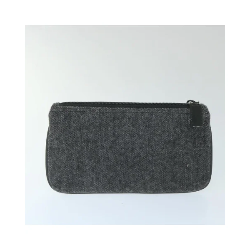 Prada Vintage Pre-owned Nylon home-office Gray Dames