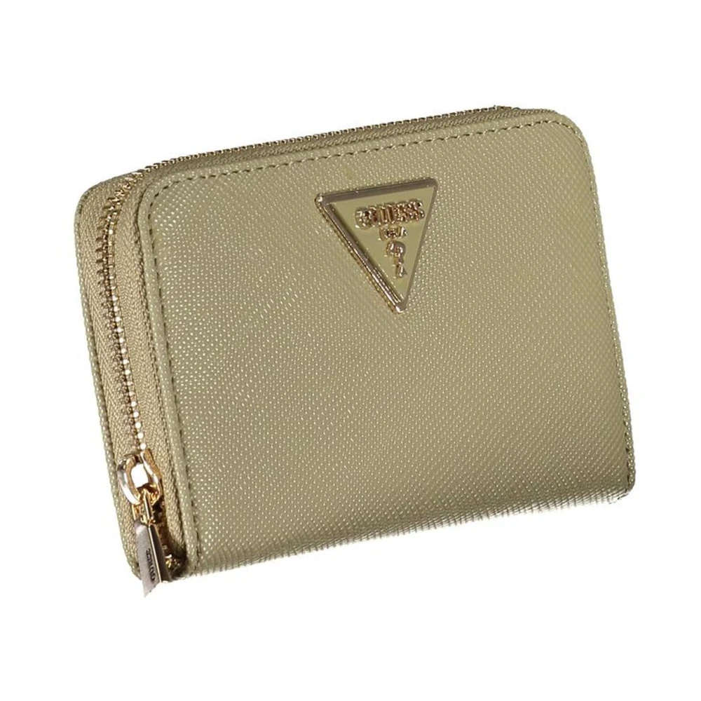 Guess Groene Portemonnee met Logo Ritssluiting Green Dames