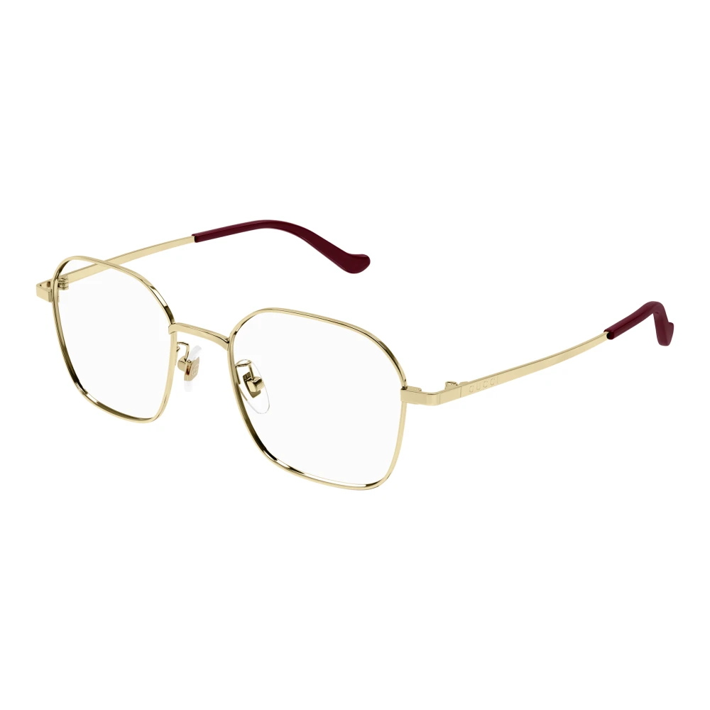 Gucci Unisex Yellow Glasses, 50 Mm, Round Eyeglasses