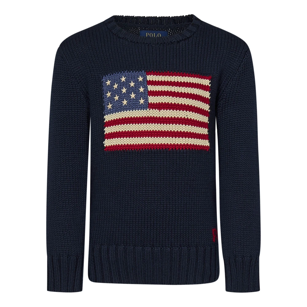 Polo Ralph Lauren Boys Blue Kids Knitwear, 9 M, Jumpers