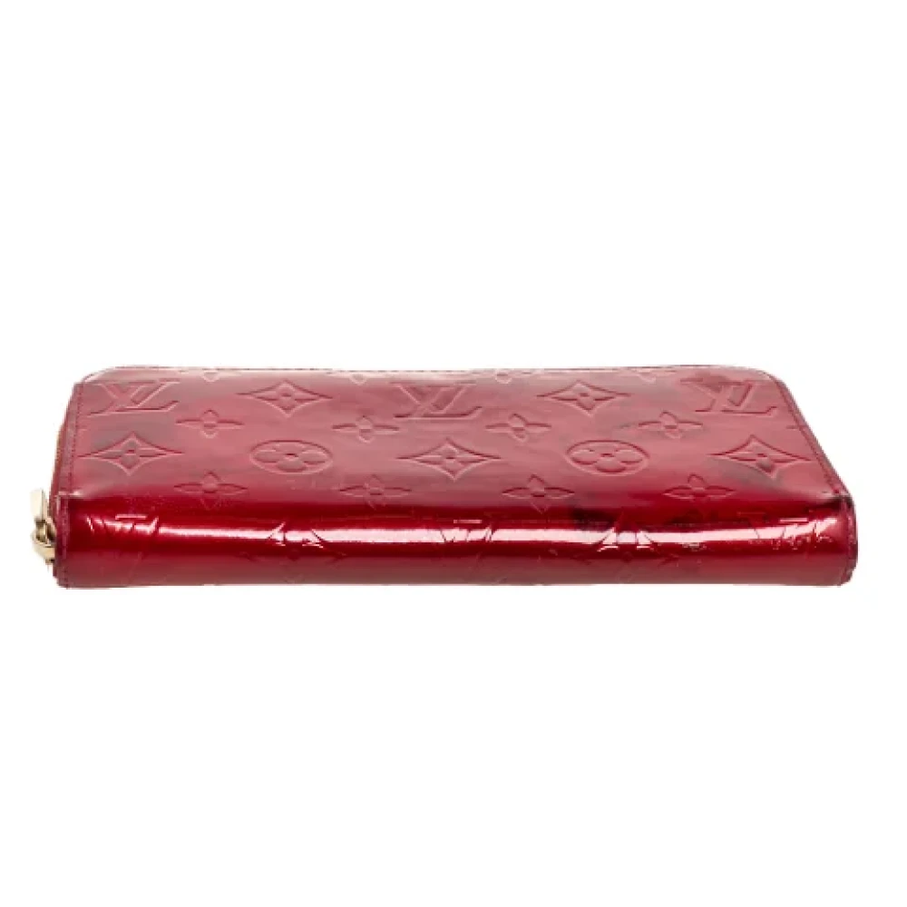 Louis Vuitton Vintage Pre-owned Leather wallets Red Dames