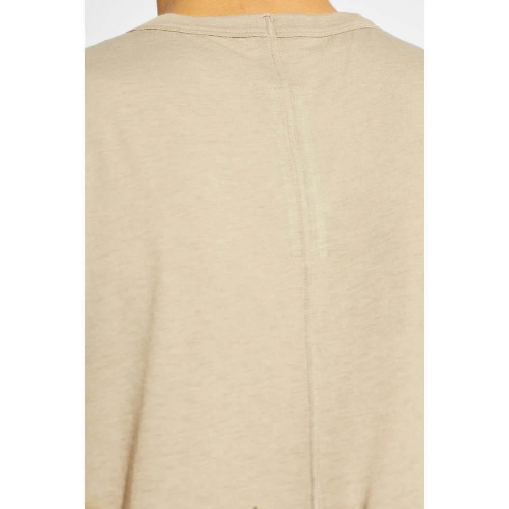 Rick Owens T-shirt Basic Beige Heren