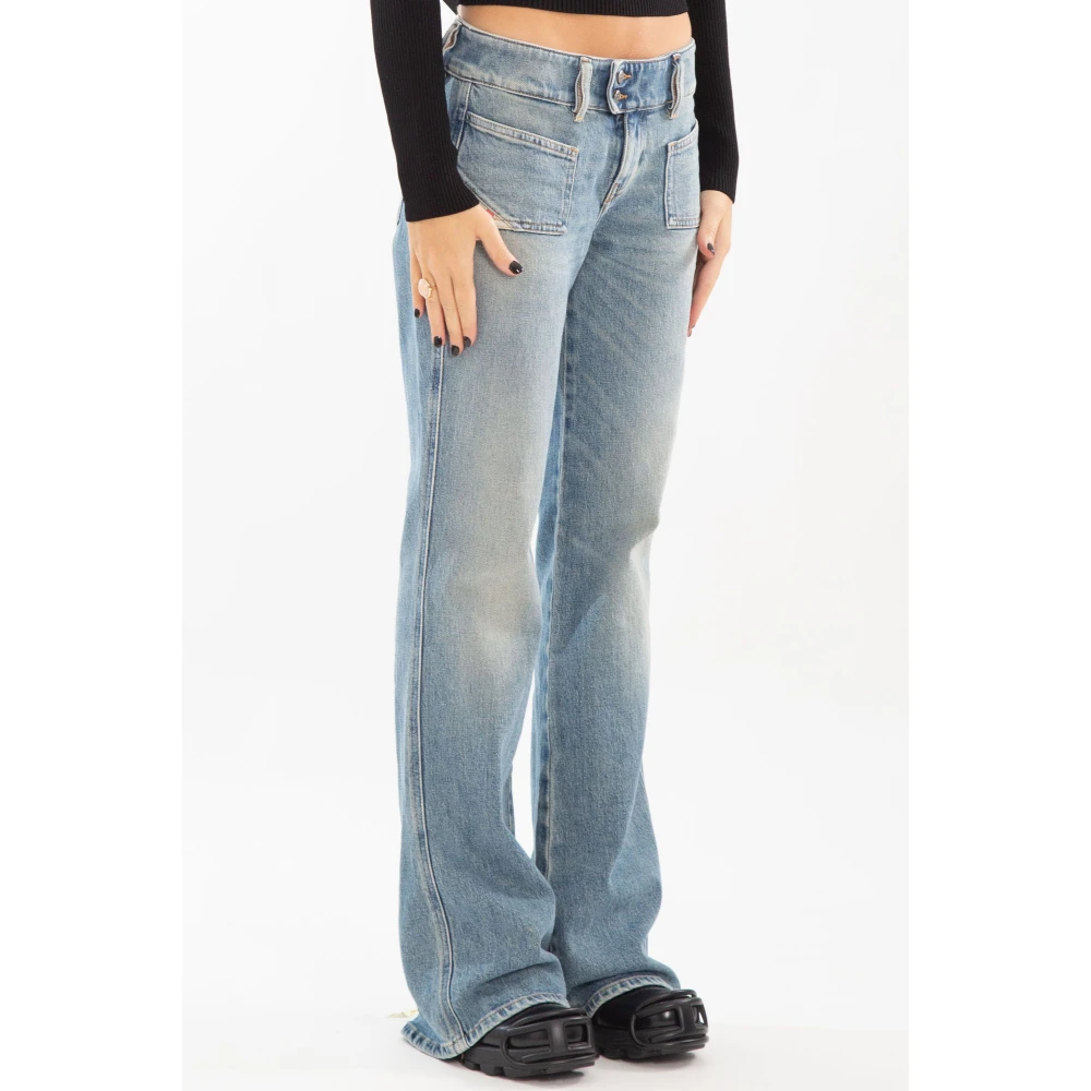 Diesel Bootcut Jeans in 01 Blue Dames