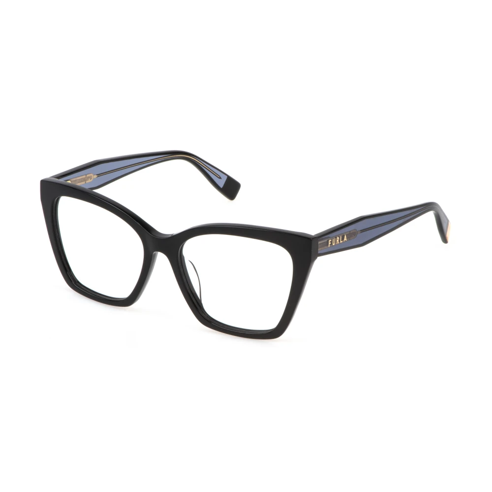Furla Women's Black Glasses, 53 Mm, Vfu828 Optical Frame