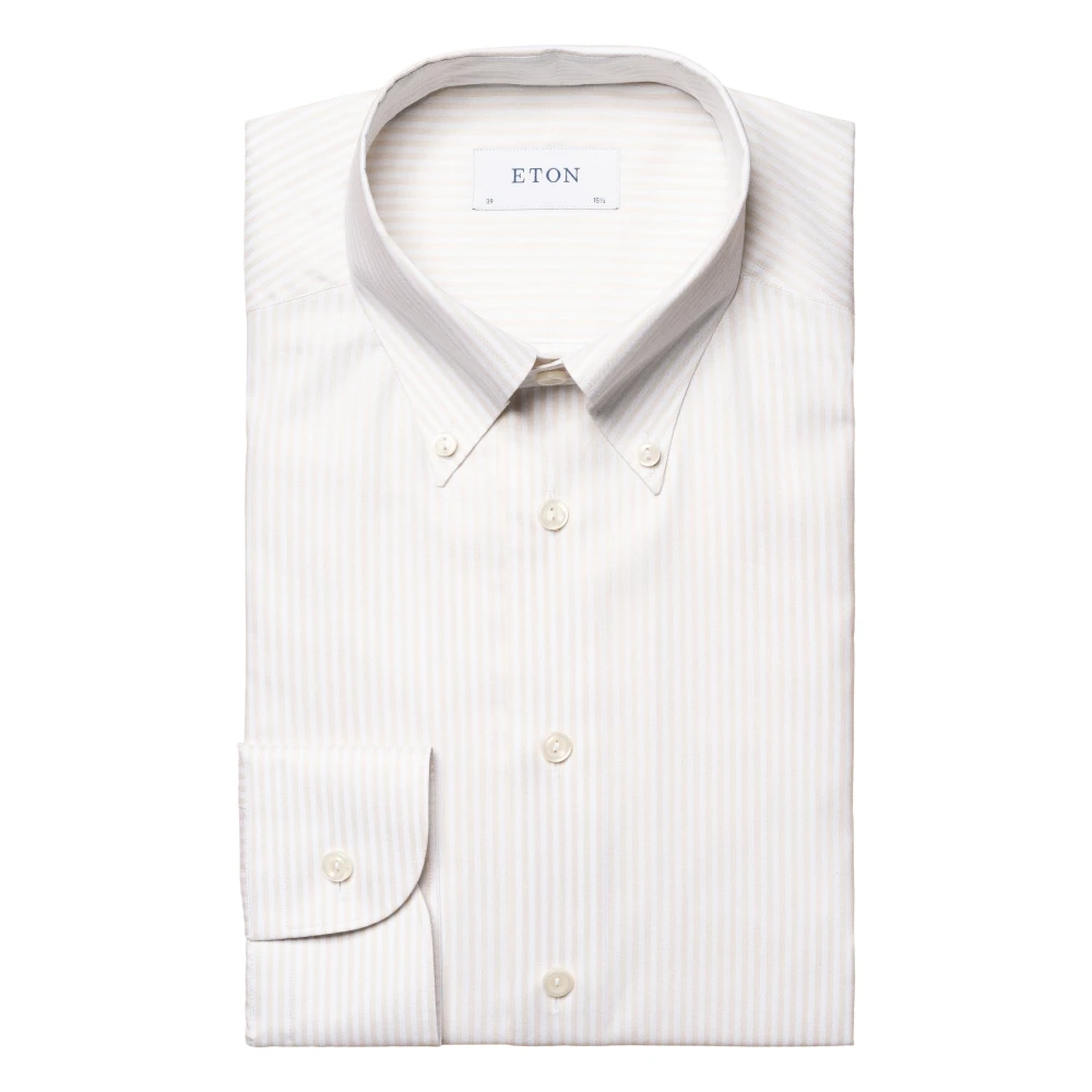 Eton Gestreept Oxford Overhemd Multicolor Heren