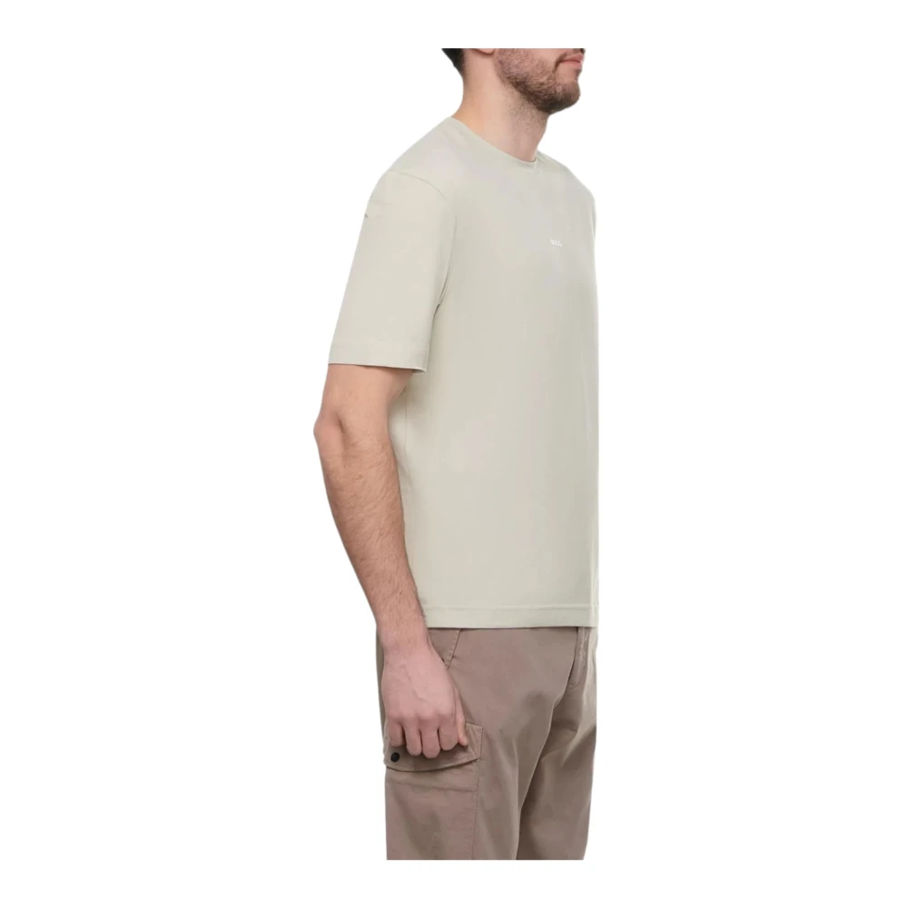 Hugo Boss Korte Mouw T-shirt Beige Heren