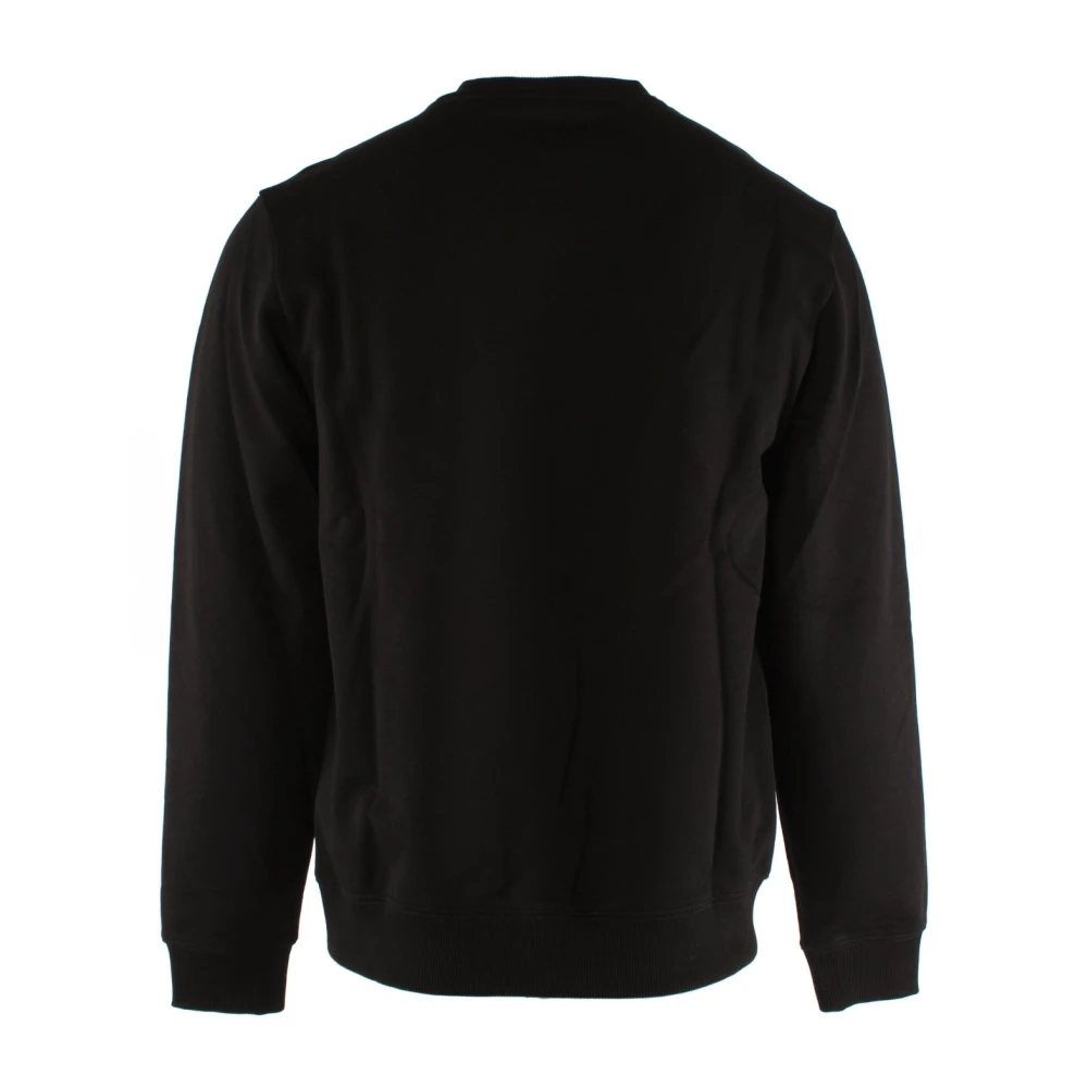 Hugo Boss Zwarte Katoenen Sweater voor Heren Black Heren