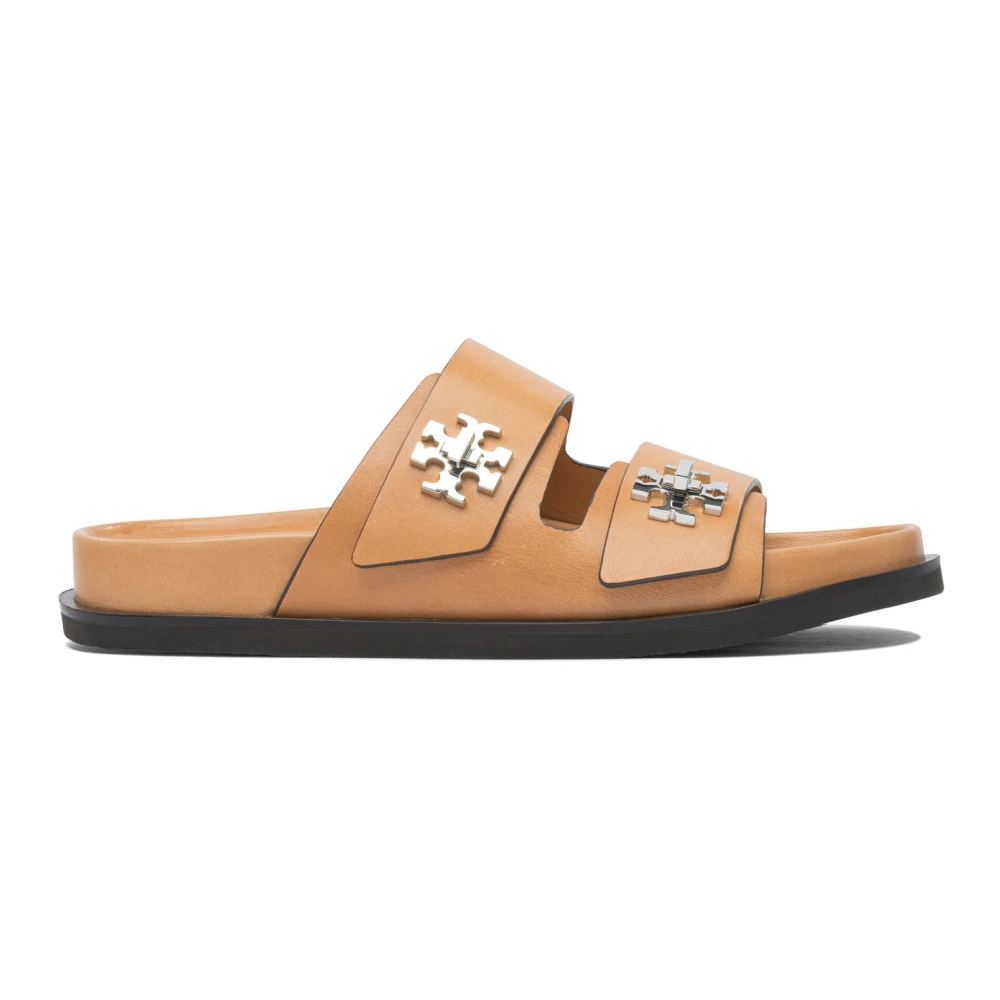 Tory Burch Women's Beige Turnlock Sport Slide