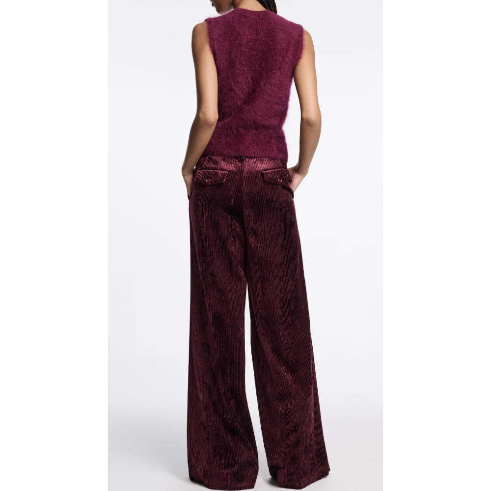 dorothee schumacher Moderne Structuur Wijde Pijp Broek Red Dames
