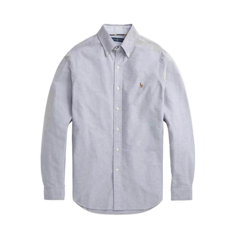 Ralph Lauren Custom Fit Oxford Overhemd Gray Heren