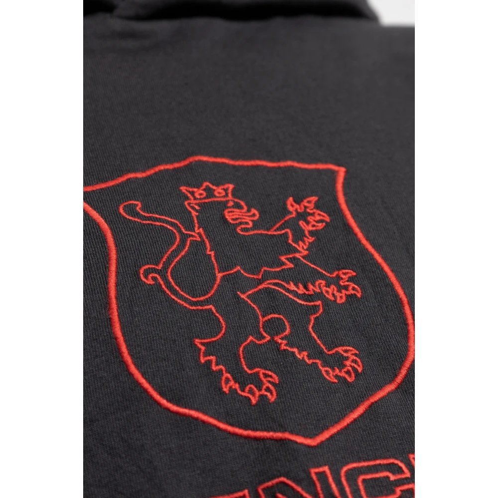 Balenciaga Sweatshirt met gekreukeld effect Black Heren