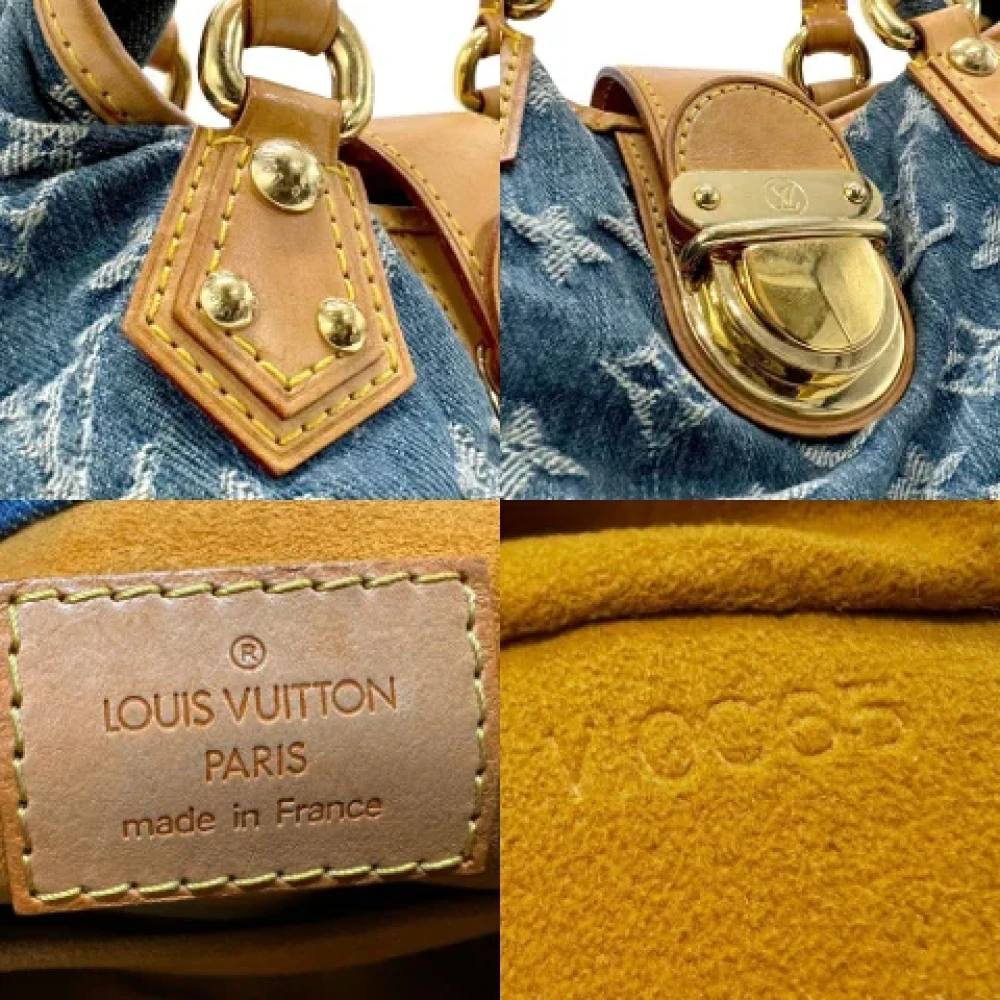 Louis Vuitton Vintage Pre-owned Denim louis-vuitton-bags Blue Dames