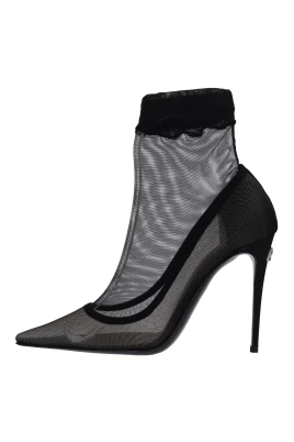 Stretch Tulle Ankelboots