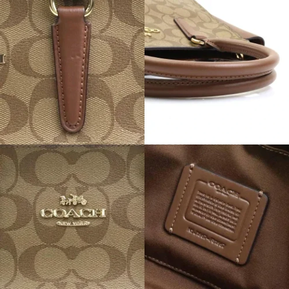 Coach Pre-owned Leather handbags Brown Dames