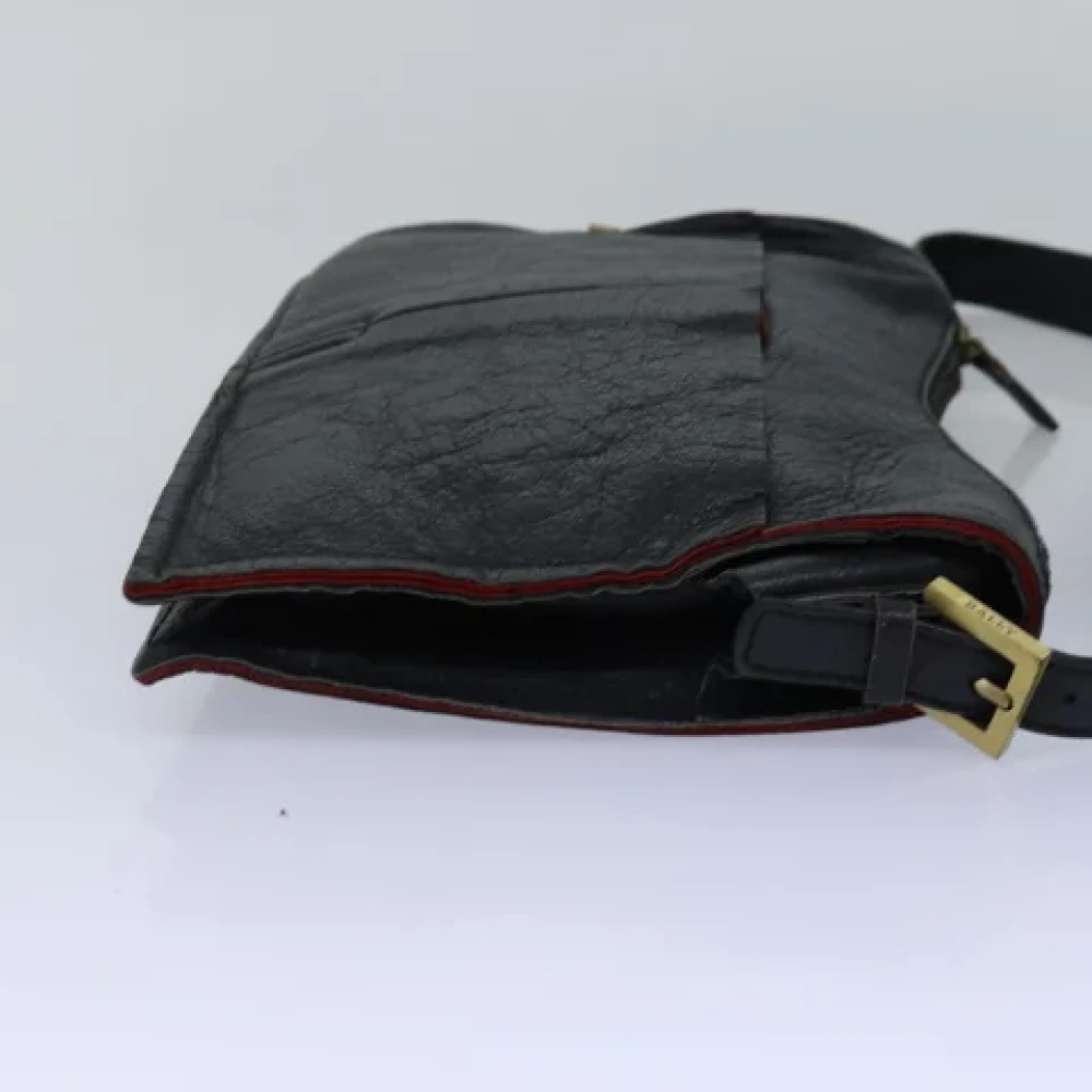 Bally Pre-owned Leather shoulder-bags Black Dames