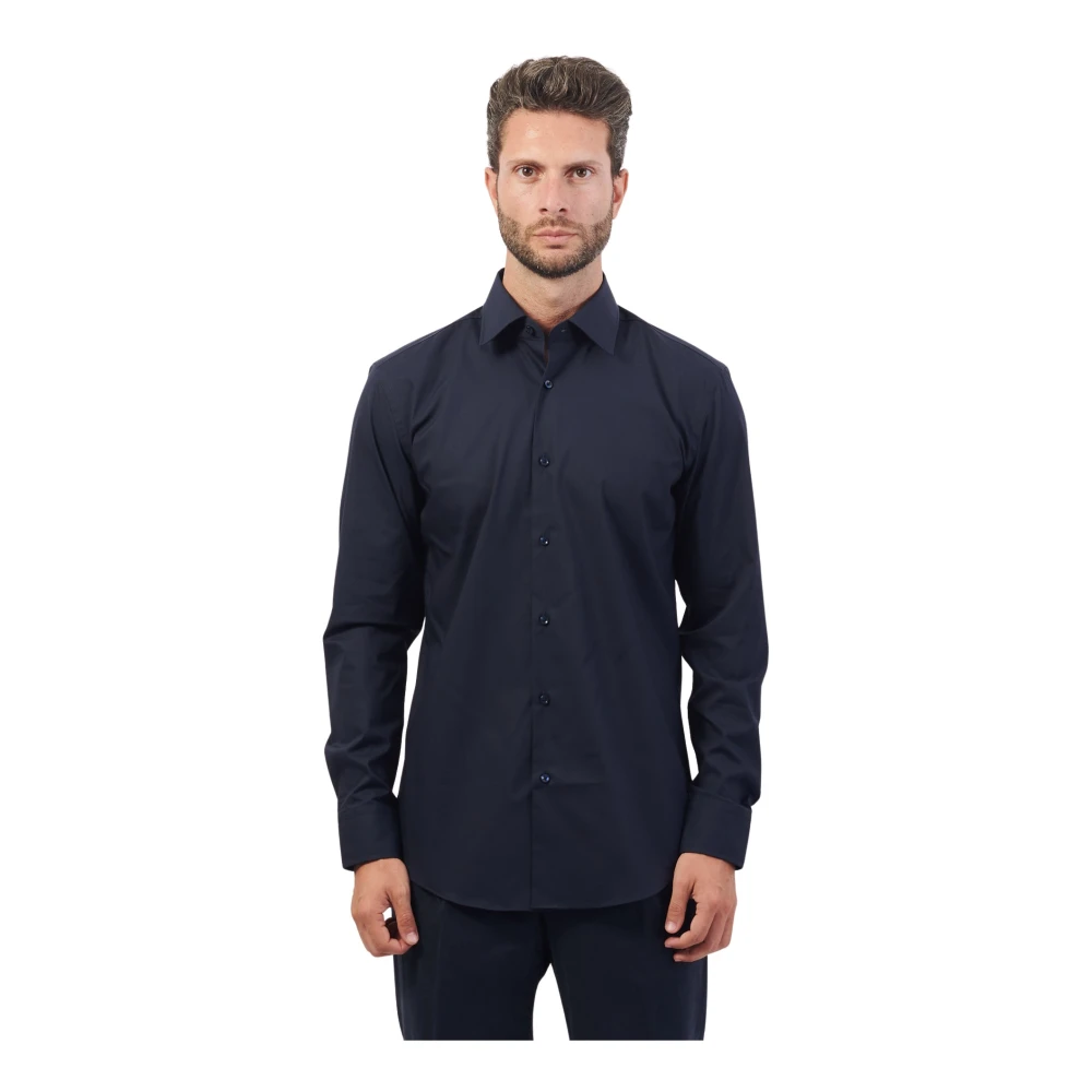 Boss , Herren, Shirts, Blau, M 