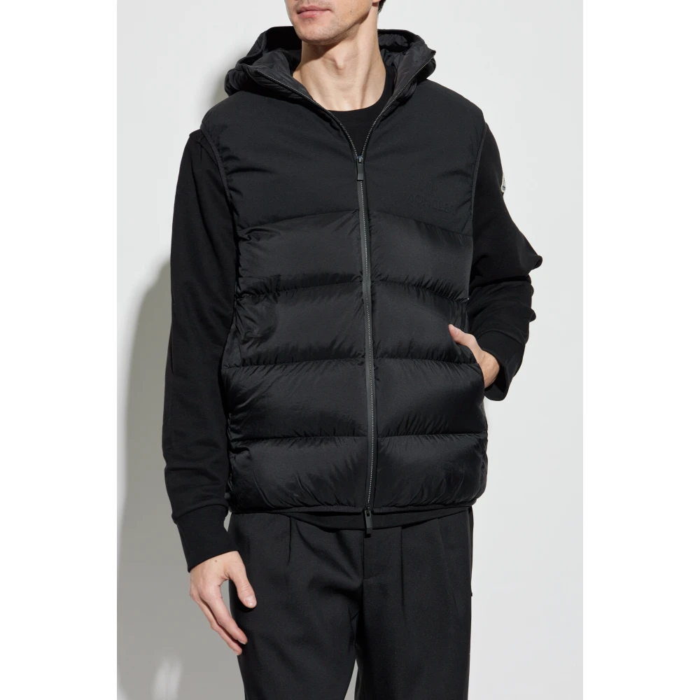 Moncler Donsvest Bresse Black Heren