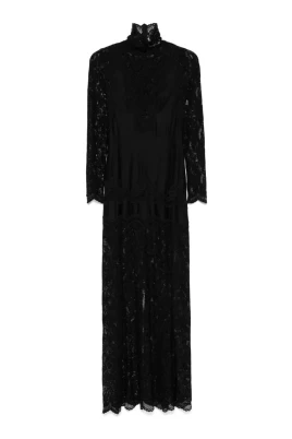Spets Jersey Långklänning