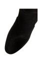 bottines-en-cuir-suede-noir-v-lisse-dore-talon-de-7-cm