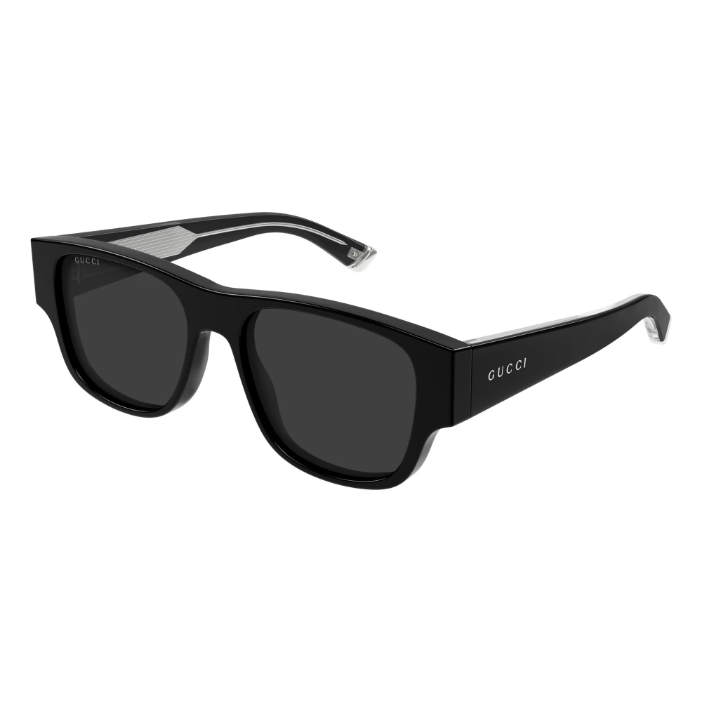 Gucci Men's Black Square Sunglasses - Sunglasses - 54 Mm - Accessories