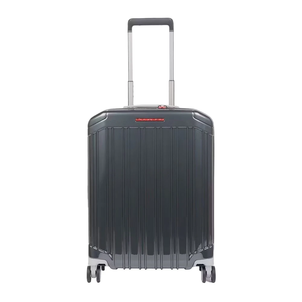 Piquadro Unisex Gray Cabin Bags, One Size, Multicolored Suitcase - One Size